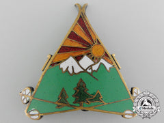 A 1932 Royal Yugoslav Army Mountain Units Badge