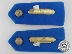 An Italian National Fascist Party (Pnf) Official's Shoulder Board Pair