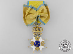 A Napoleonic Period Swedish Order Of The Sword In Gold C.1815