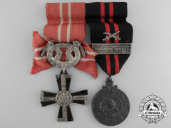 A Second War Finish Medal & Order Pairing