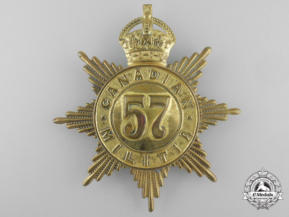 a57_th_regiment(_peterborough_rangers)_canadian_militia_helmet_plate_c.1908_b_112
