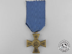 A Prussian Long Service Cross; 25 Years' Service; Type I