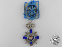 An Order Of The Star Of Romania; Officer With Crossed Swords