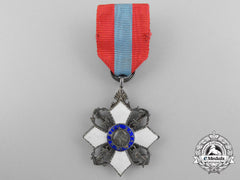 A Miniature Brazilian Order Of Naval Merit; Knight