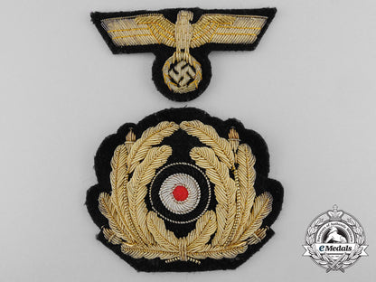 a_second_war_kriegsmarine_officers_visor_wreath_and_cap_eagle_b_2623