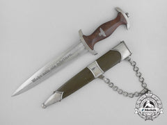 A Rare National Political Educational Institute Chained Leader's Dagger By Karl Burgsmuller