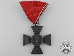 A Hungarian Order Of Merit; Silver Grade Merit Cross