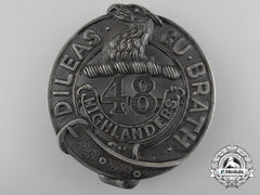 Canada. A 48Th Highlanders Officer's Cap Badge Cef