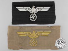Two Mint German Army Eagle Insignia