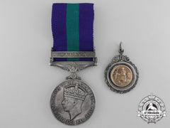 A General Service Medal 1918-62 For Malaya To The Royal Engineers