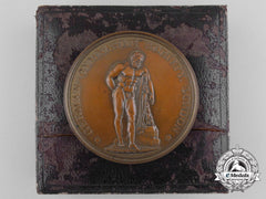 A 1913 German Gymnastic Society In London Third Prize Award Medal With Case