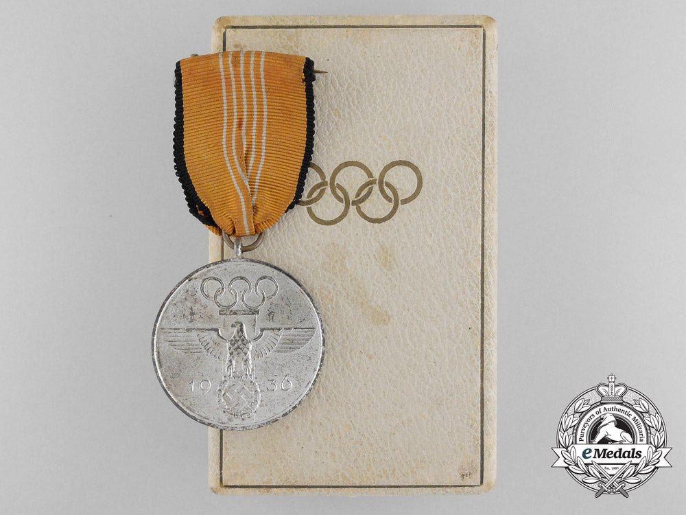 a_german_xi_summer_olympic_games_medal_with_case_b_3995