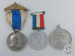 Three British Coronation Commemorative Medals