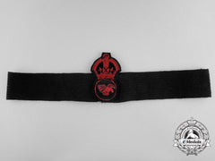 A Royal Naval Air Service Cap Badge & Band