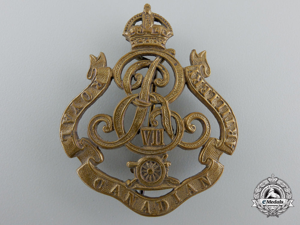 an_edward_vii_era_royal_canadian_artillery_cap_badge_b_425
