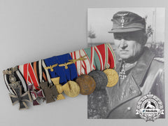 The Medal Bar Of General Kc Recipient Friedrich Wihelm Neumann; Commander Of The 712Th Infantry Division