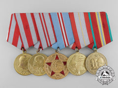 A Soviet Russian Armed Forces Jubilee Group Of Five