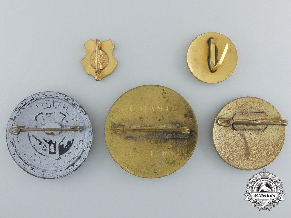 five_german_second_war_period_red_cross_badges_b_458