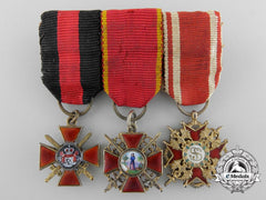 A Miniature Imperial Russian Group Of Orders
