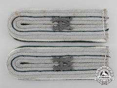 A Set Of Mint Paymaster Official For The Duration Of The War Shoulder Boards