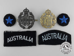 A Selection Of Second War Royal Australian Air Force Badges & Insignia