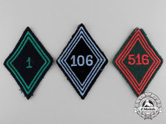 Three French Foreign Legion Patches