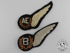 Two Second War Raf/Rcaf Wings