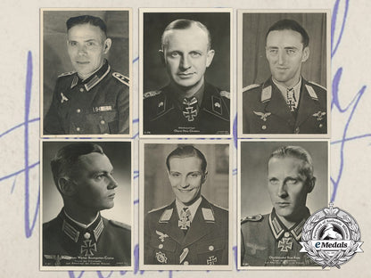 six_second_war_german_knight's_cross_recipient&_soldier_postcards_b_6223