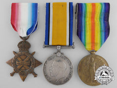 A First War Medal Group To The 4Th Canadian Infantry