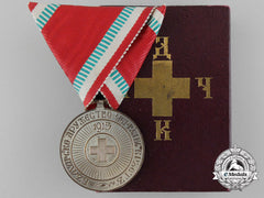Bulgaria, Kingdom. A Red Cross Medal, Silver Grade With Case, C.1917