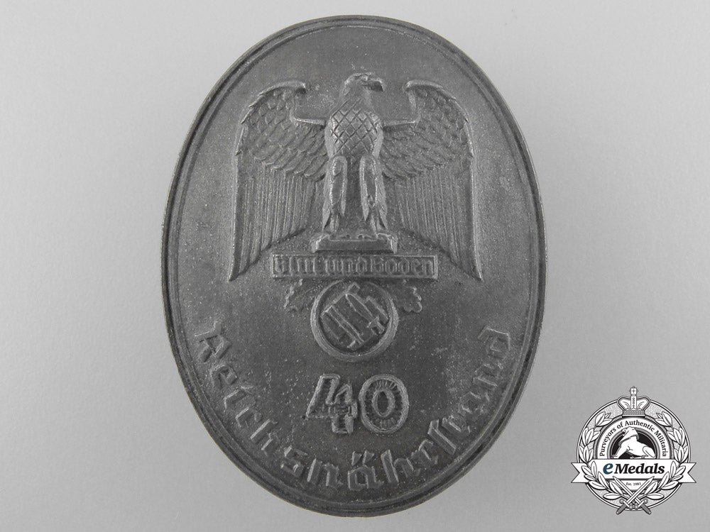 a_german_state_farmers_group40_years_service_badge_b_7889