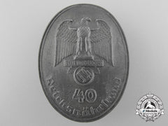 A German State Farmers Group 40 Years Service Badge