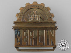 A Four-Year Plan Badge For Berlin