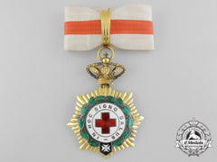 A Spanish Red Cross Decoration; First Class Commander