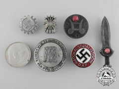 A Selection Of Seven German Badges & Tokens