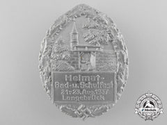 A 1937 Heimat Bad Und Schulfest Badge For The Town Of Langebrück By Kerbach & Israel