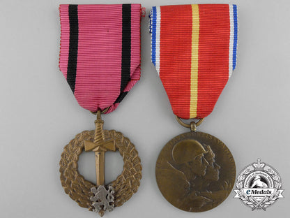 czechoslovakia._two_medals&_awards_b_8610