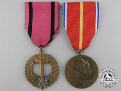 Czechoslovakia. Two Medals & Awards