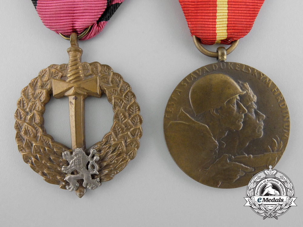 czechoslovakia._two_medals&_awards_b_8611