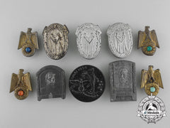 A Lot Of 10 Second War Period German Badges