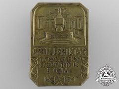 A 1934 Wolfen-Büttel “Day Of The Artillery” Badge
