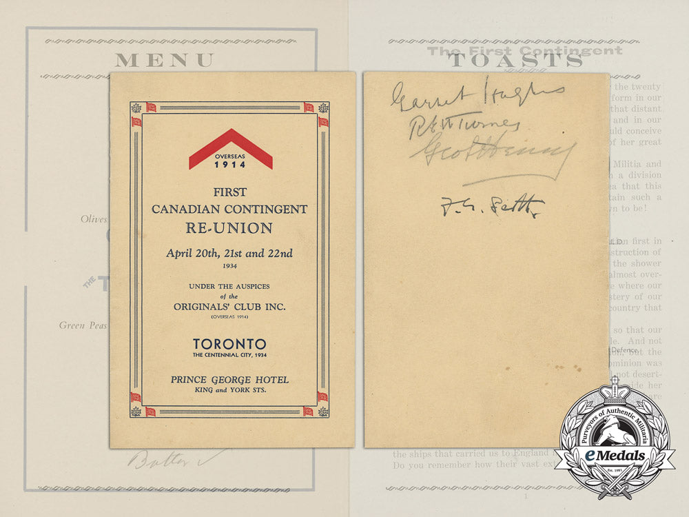 a1934_first_canadian_contingent_re-_union_programme;_notable_signatures_b_9247