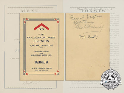 a1934_first_canadian_contingent_re-_union_programme;_notable_signatures_b_9247
