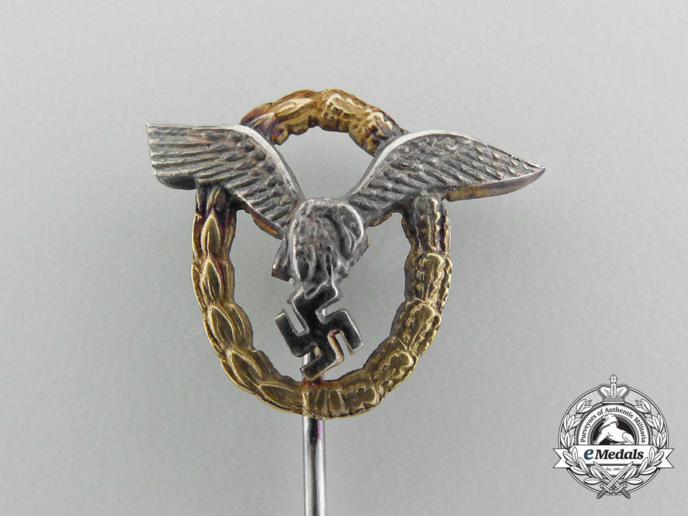 a_fine_miniature_luftwaffe_pilot_observer_badge_in_silver_b_9365