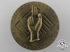 A Deutsche Arbeitsfront (Daf) District Day Badge For Delligsen