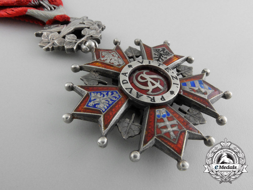 a_czech_order_of_the_white_lion;_knight_by_karnet&_kysely,_praha_b_9420