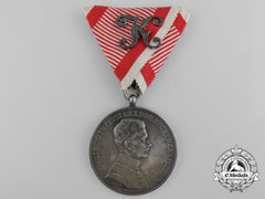 An Austrian Bravery Medal; First Class Officier's