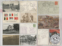 A Set Of First War Serbian Military & Patriotic Postcards