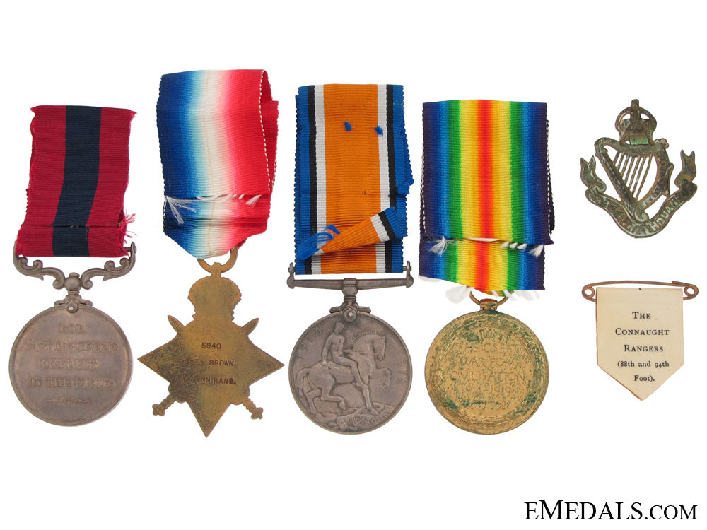 an_early_first_war_dcm&_kia_group_to_the_connaught_rangers_bag310a