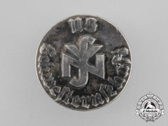 A Silver Third Reich Period Nsv Free Sisterhood Membership Badge; Numbered